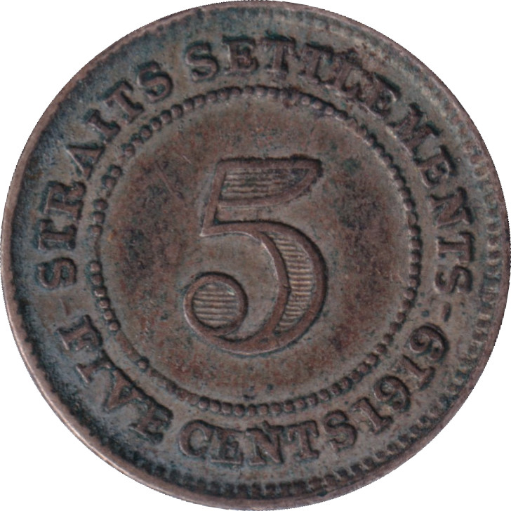 5 cents - Georges V - Légère