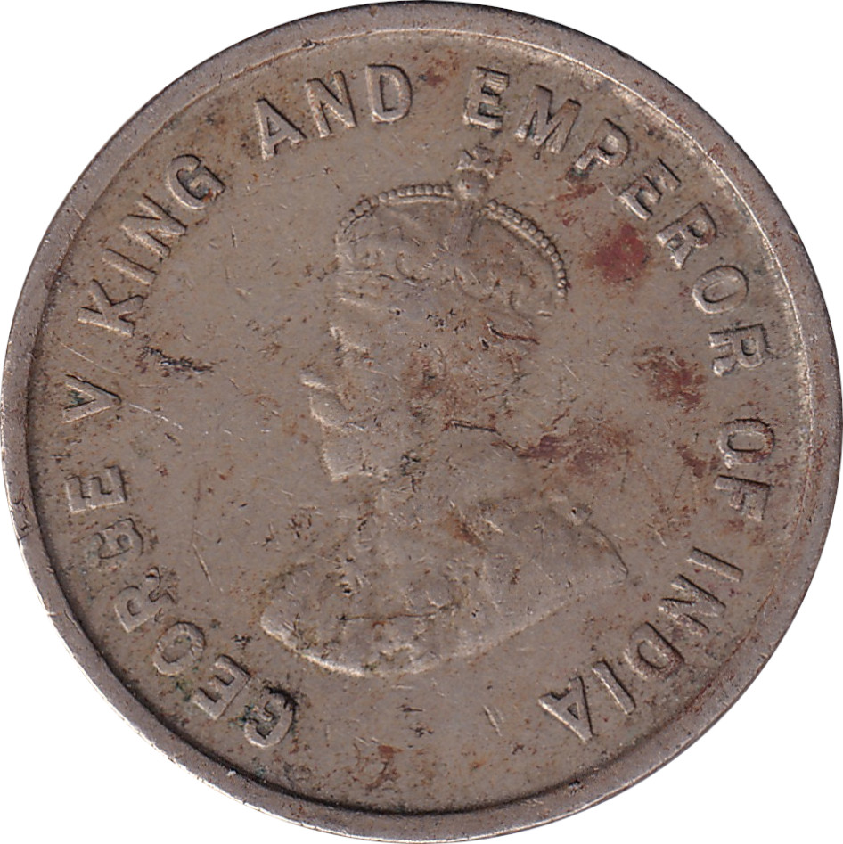 5 cents - Georges V - Lourde