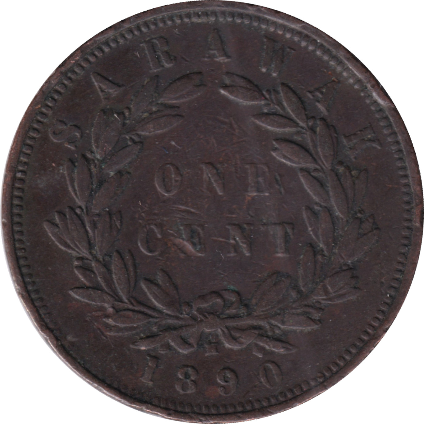 1 cent - Charles J. Brooke • Type 1