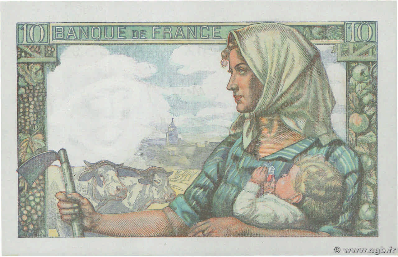 10 francs - Mineur