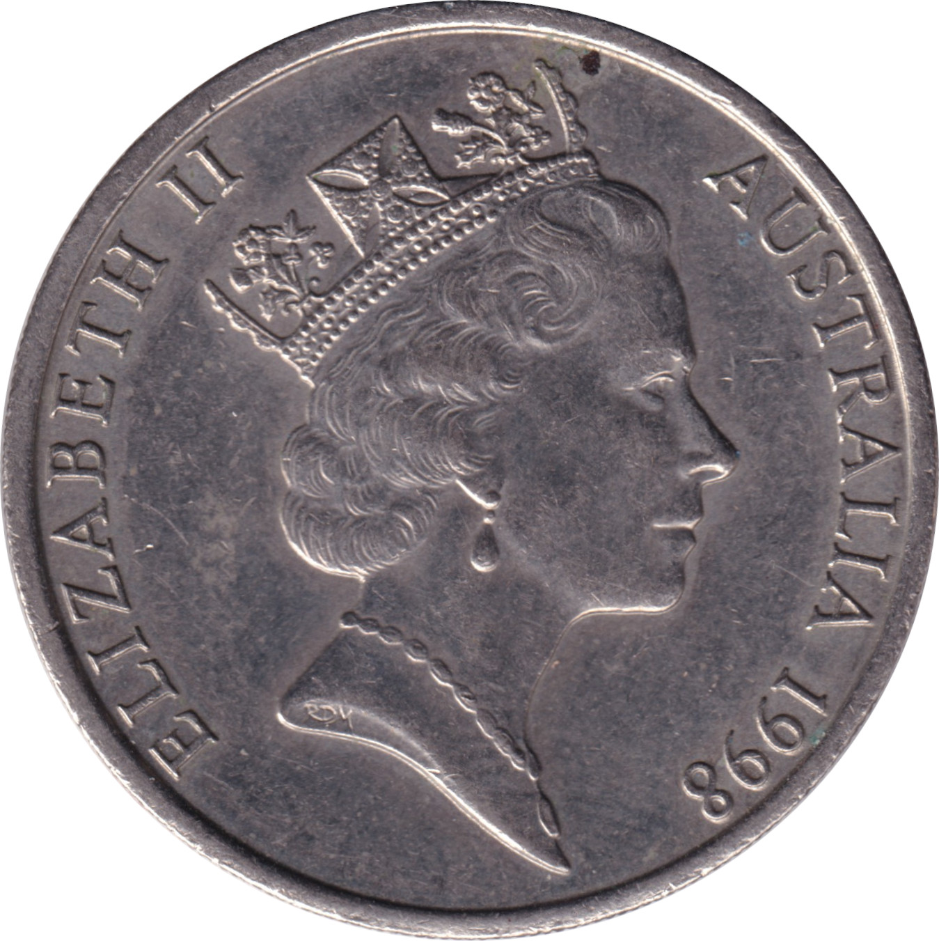 20 cents - Elizabeth II - Tête mature