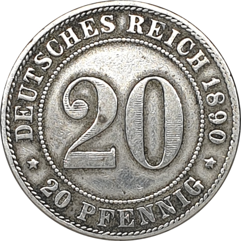 20 pfennig - Guillaume II