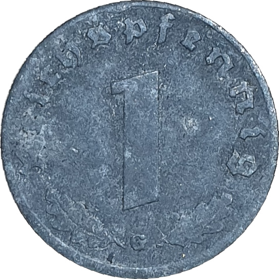 1 pfennig - Second emblem