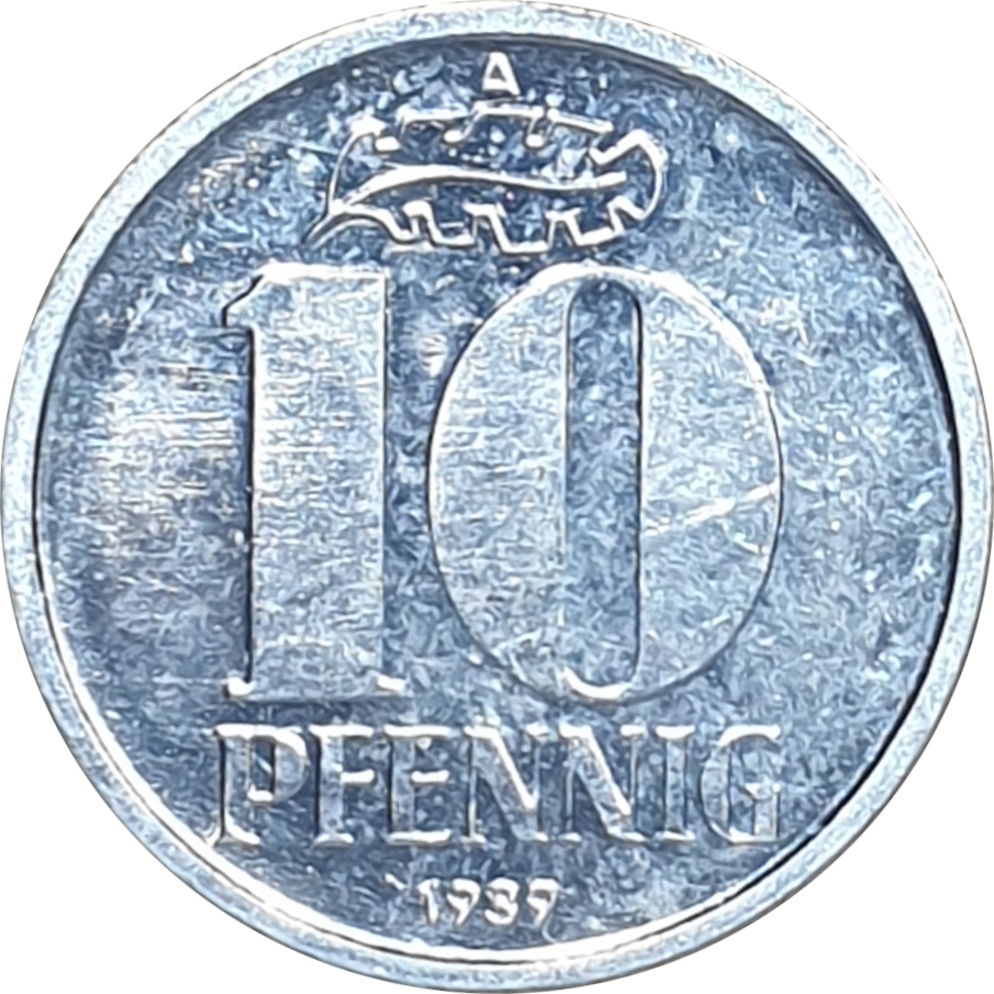 10 pfennig - Emblème