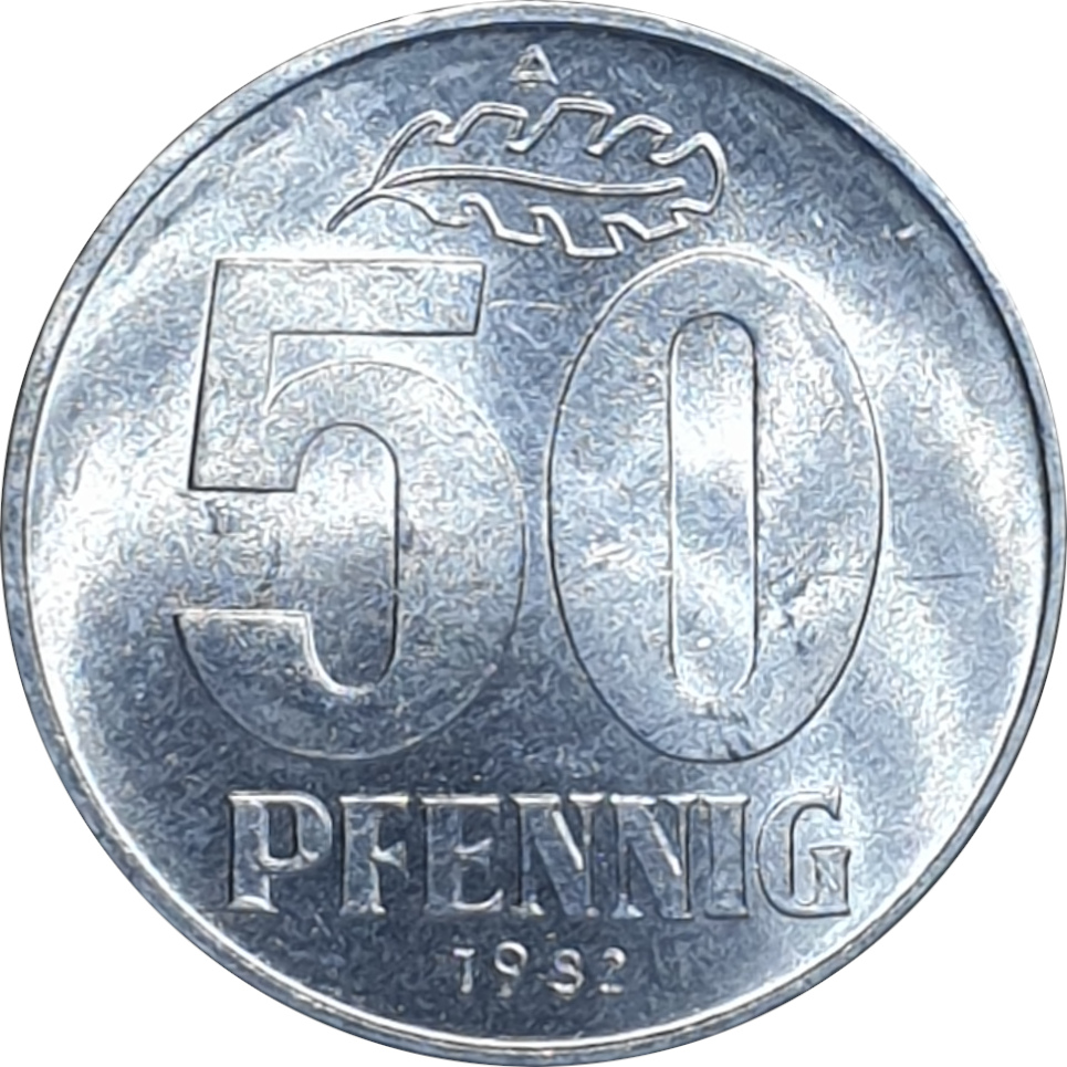 50 pfennig - Emblême - Grand emblème