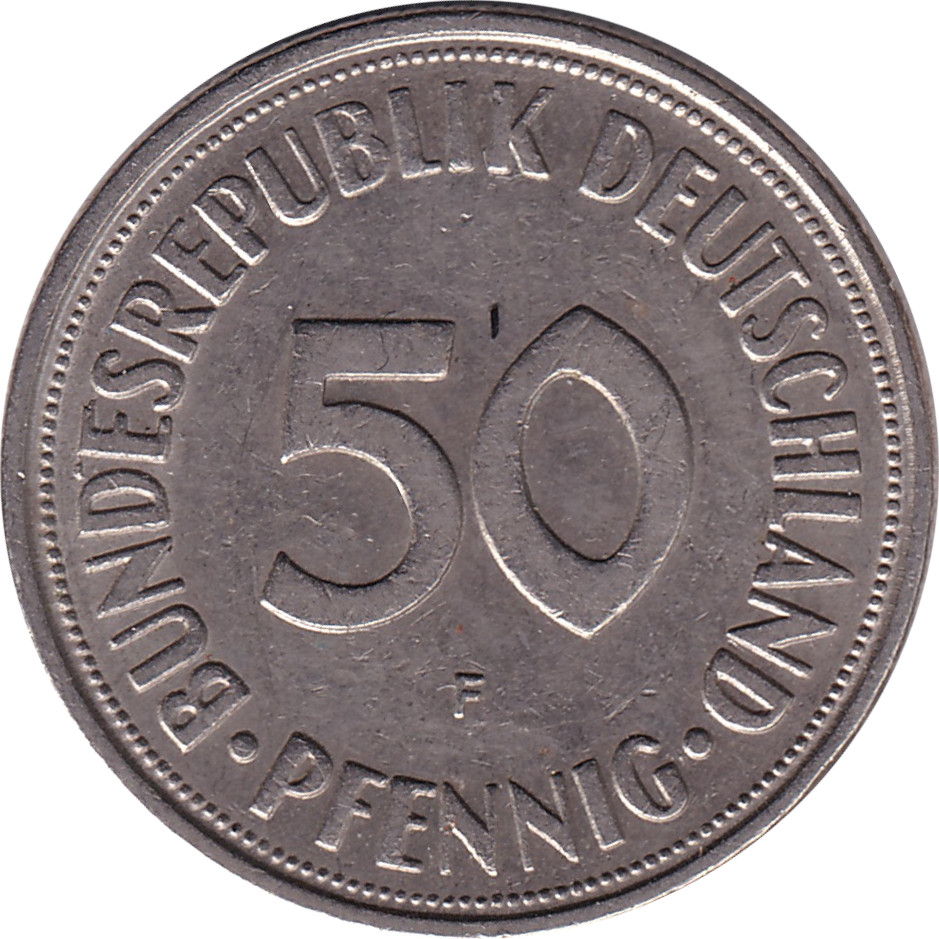 50 pfennig - Femme