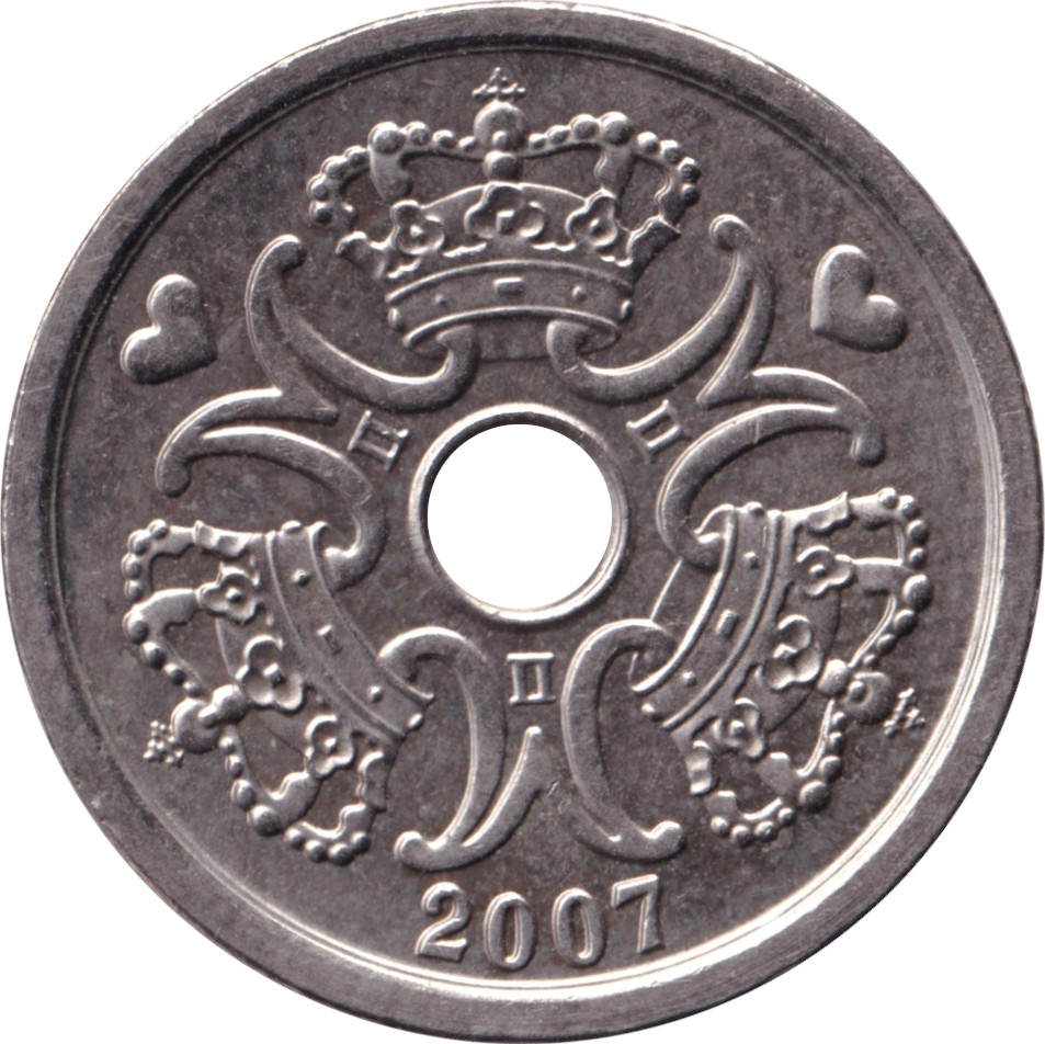 1 krone - Margrethe II - Couronnes