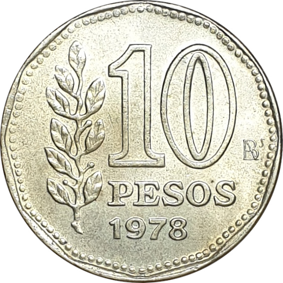 10 pesos - Amiral G. Brown - 200 ans
