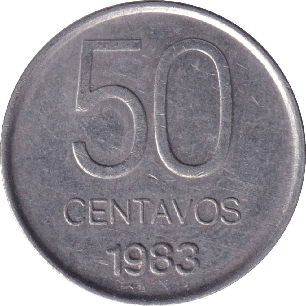 50 centavos - Tête de la Liberté