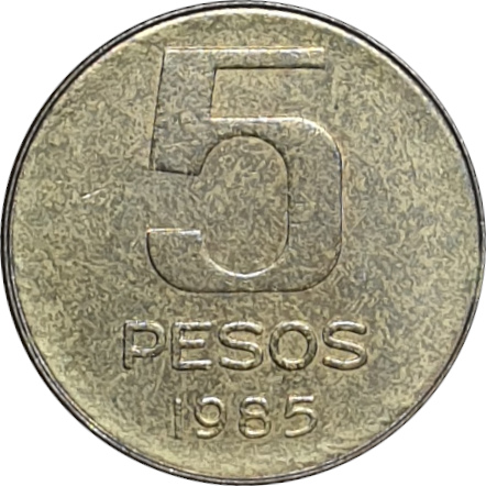 5 pesos - Cabildo de Buenos Aires