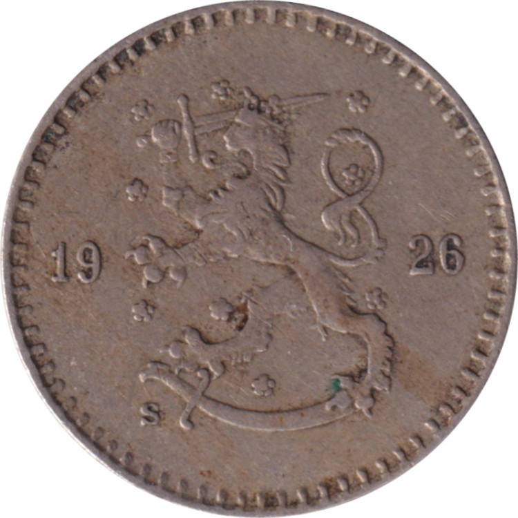 25 pennia - Lion héraldique