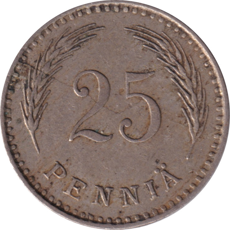 25 pennia - Lion héraldique