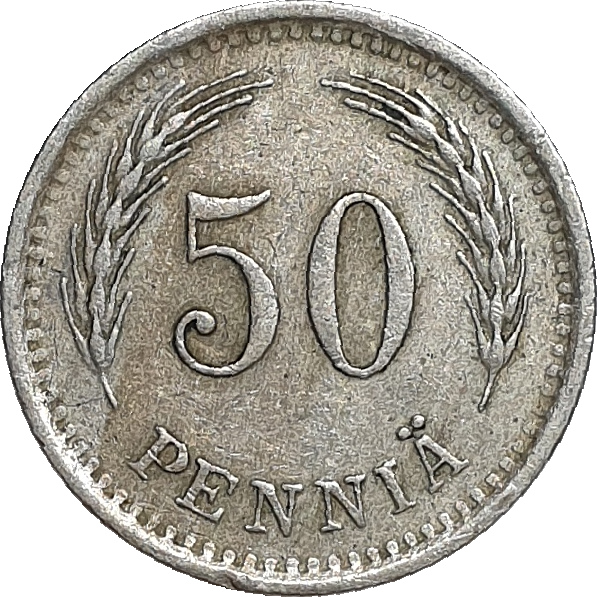50 pennia - Lion héraldique
