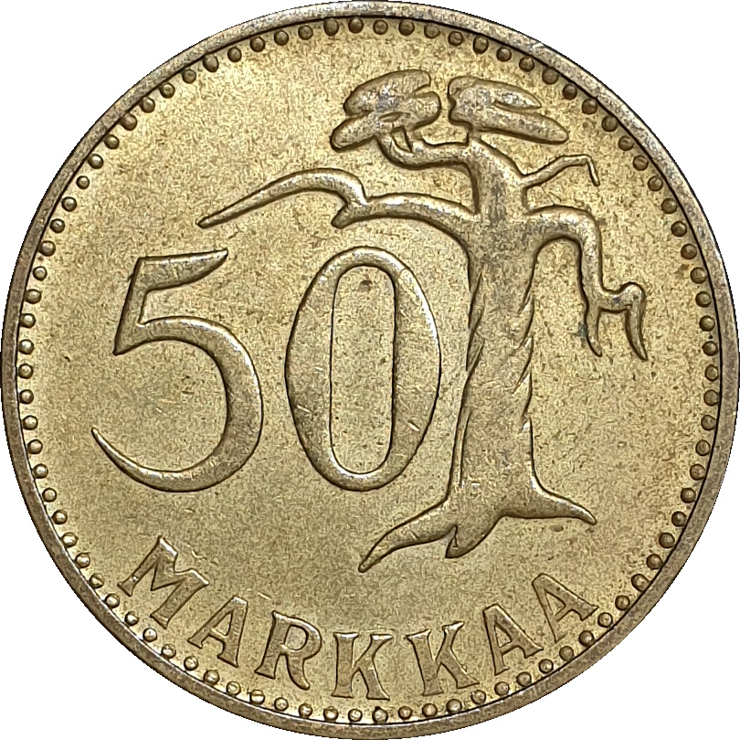 50 markkaa - Lion héraldique