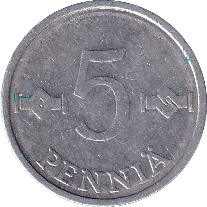 5 pennia - Carré