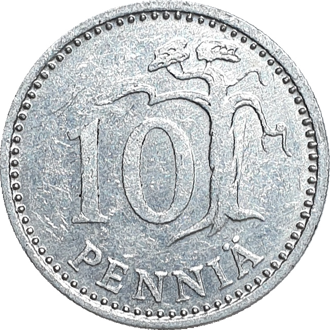 10 pennia - Lion héraldique