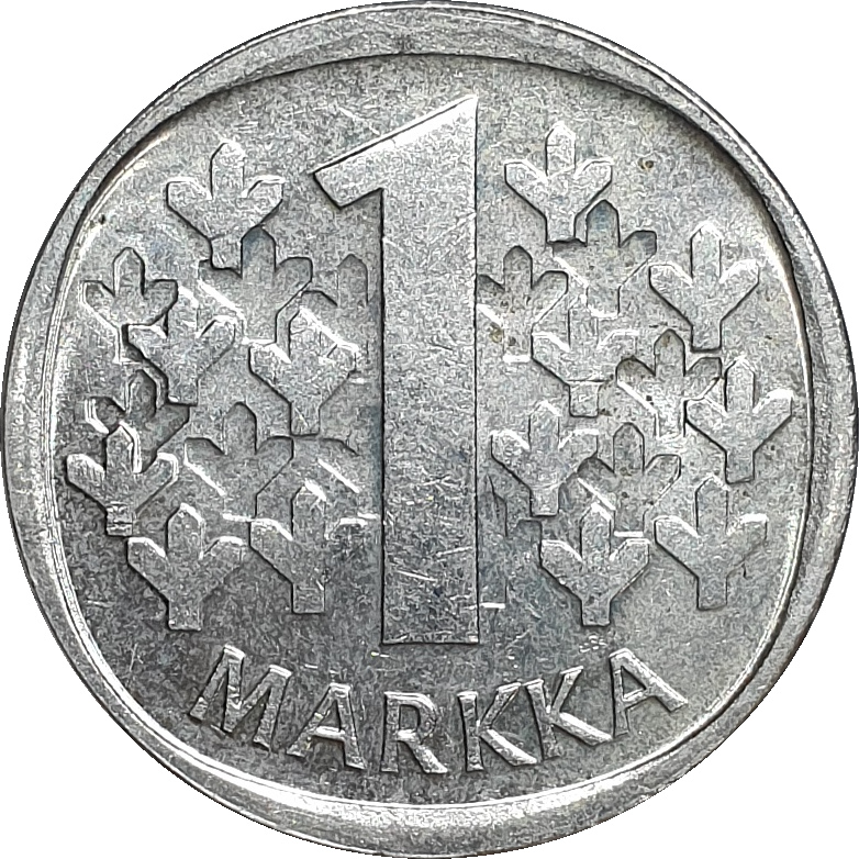 1 markka - Lion héraldique
