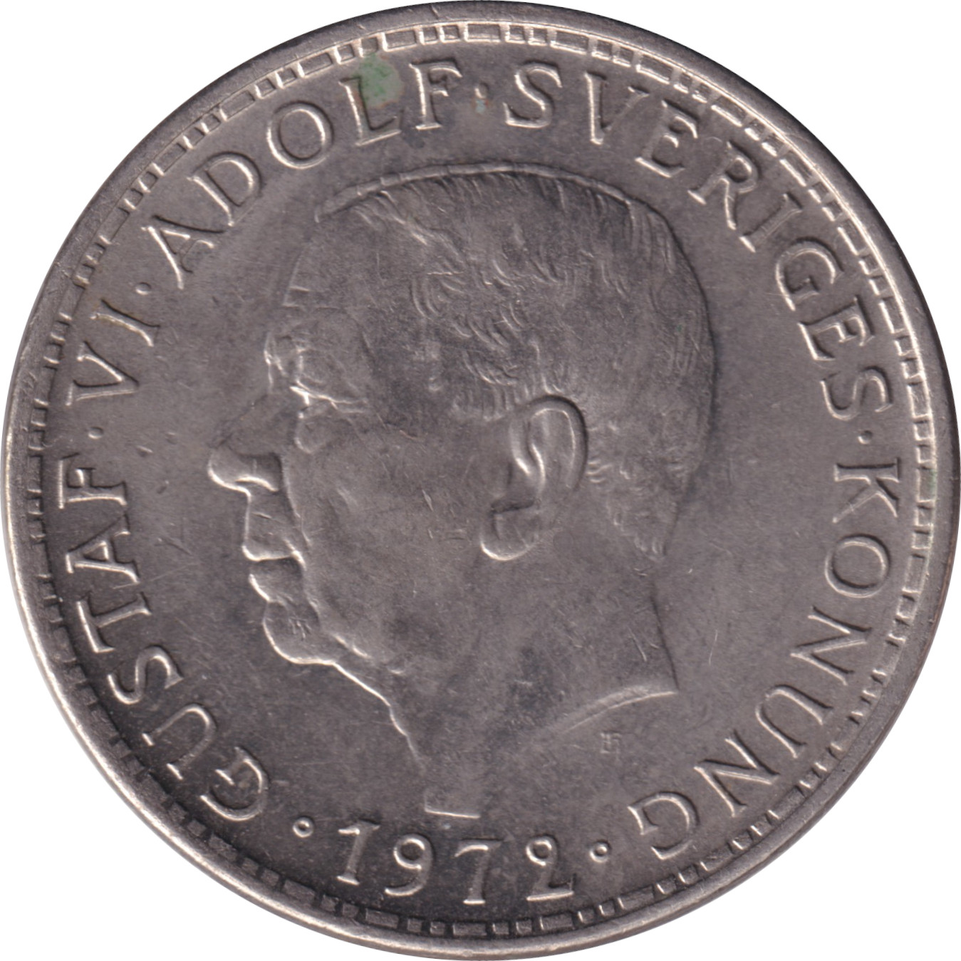 5 kronor - Gustave VI - Tête agée