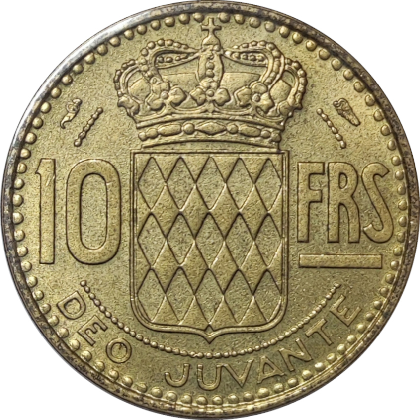 10 francs - Rainier III