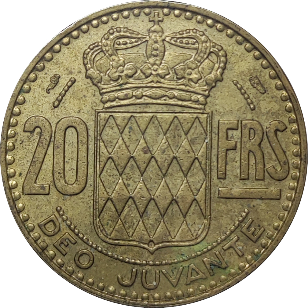 20 francs - Rainier III