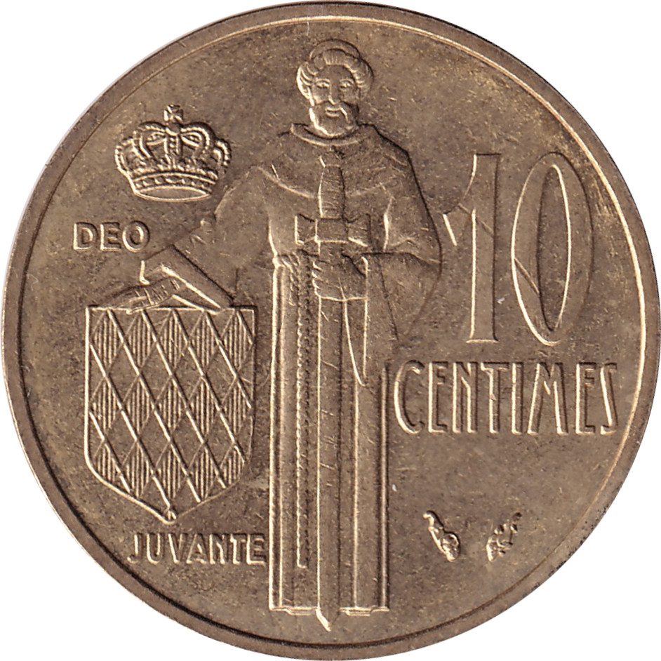 10 centimes - Rainier III