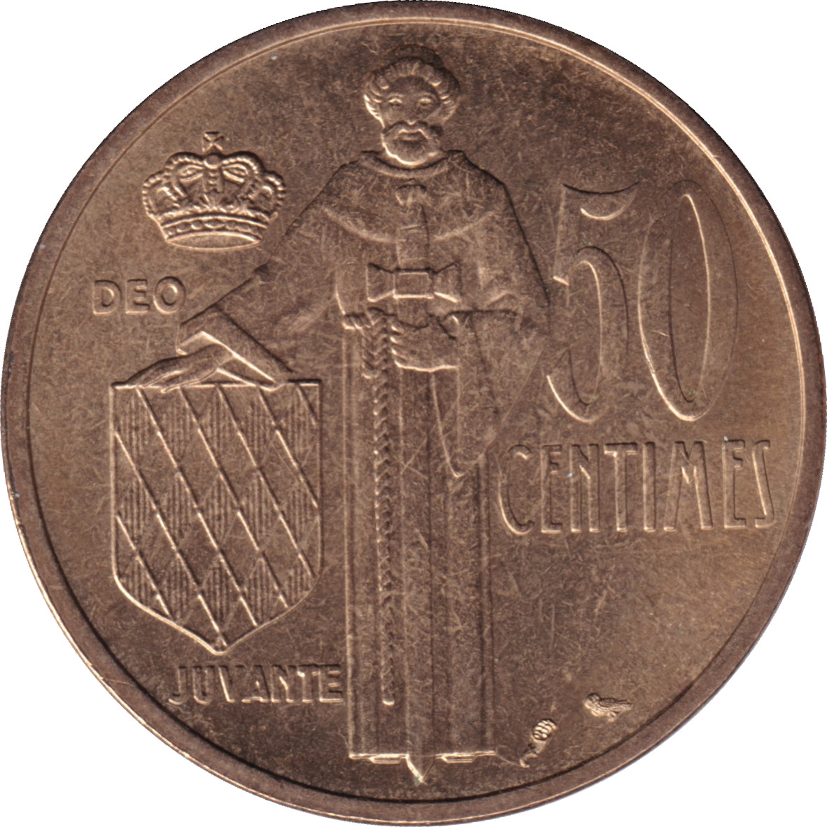 50 centimes - Rainier III