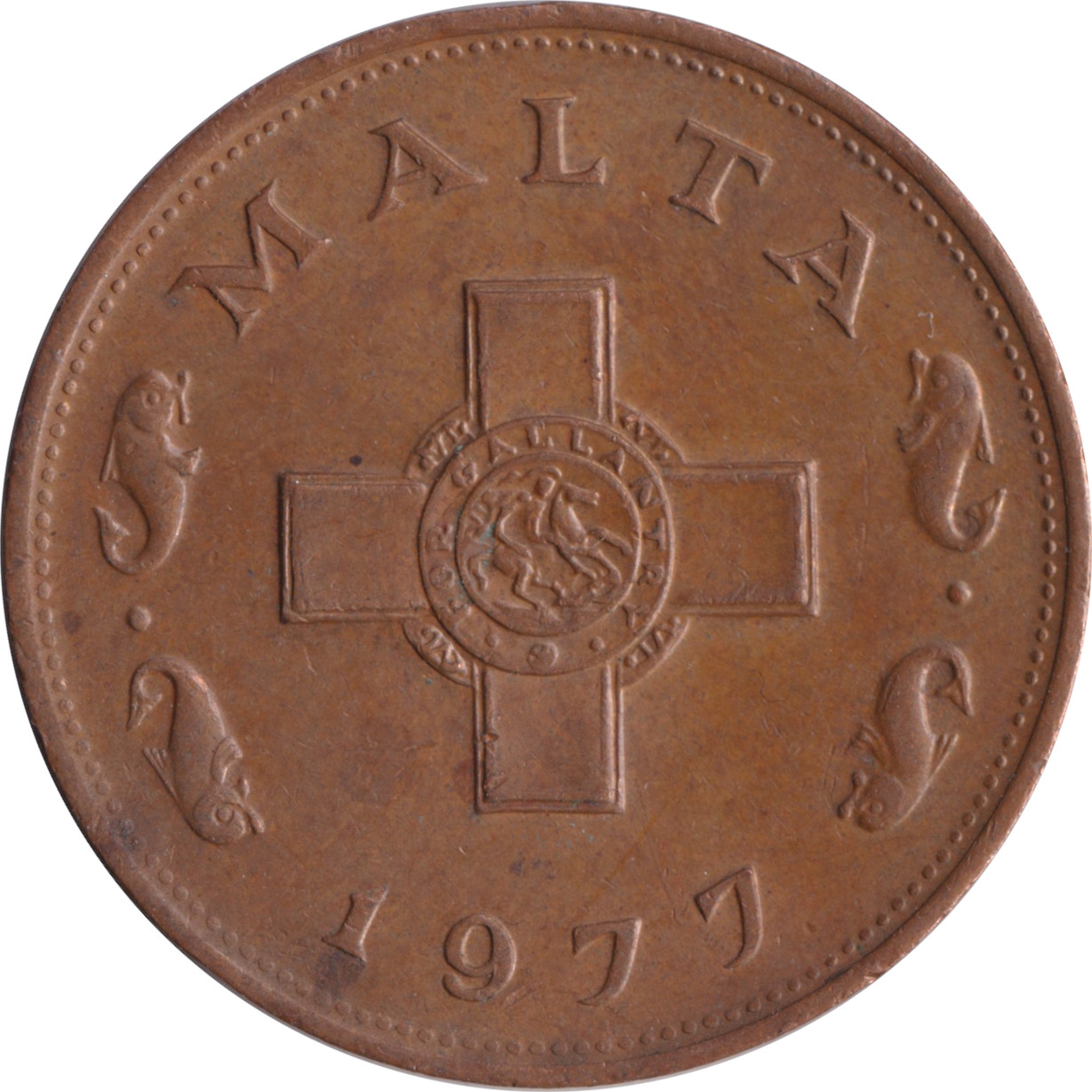 1 cent - Georges Cross - Branches