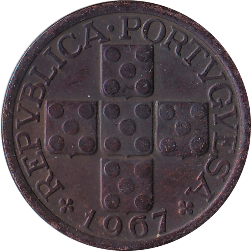 10 centavos - Croix - Type lourd