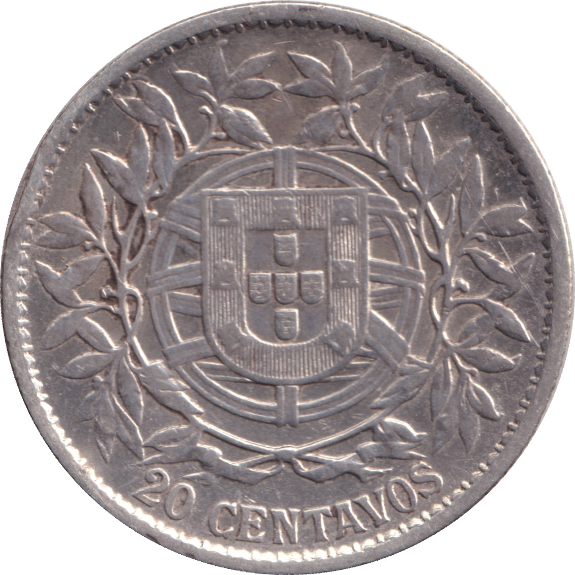 20 centavos - Blason portugais
