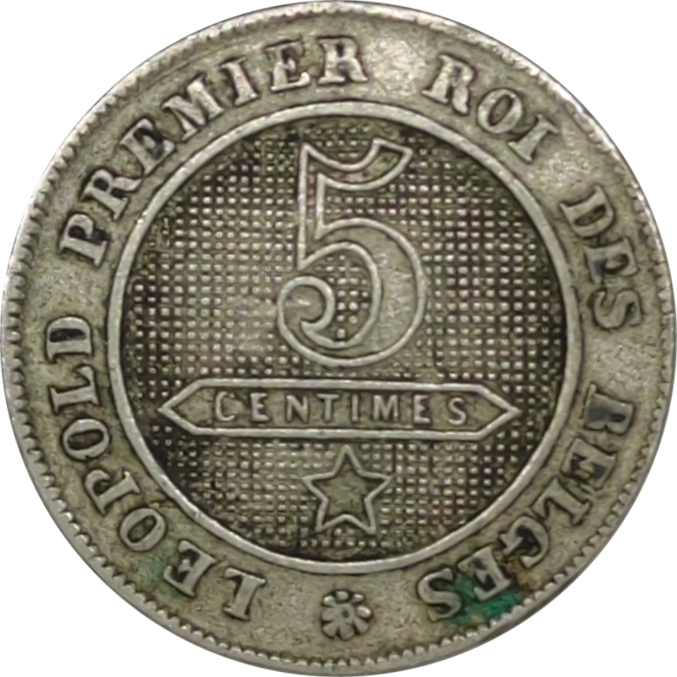 5 centimes - Leopold I - Petit module
