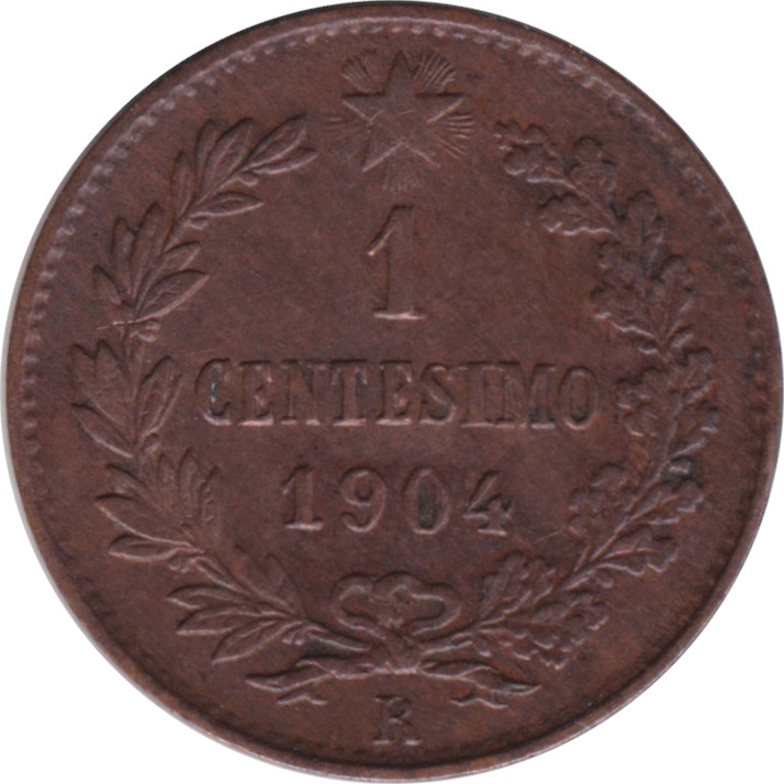 1 centesimo - Victor Emmanuel III - Branches