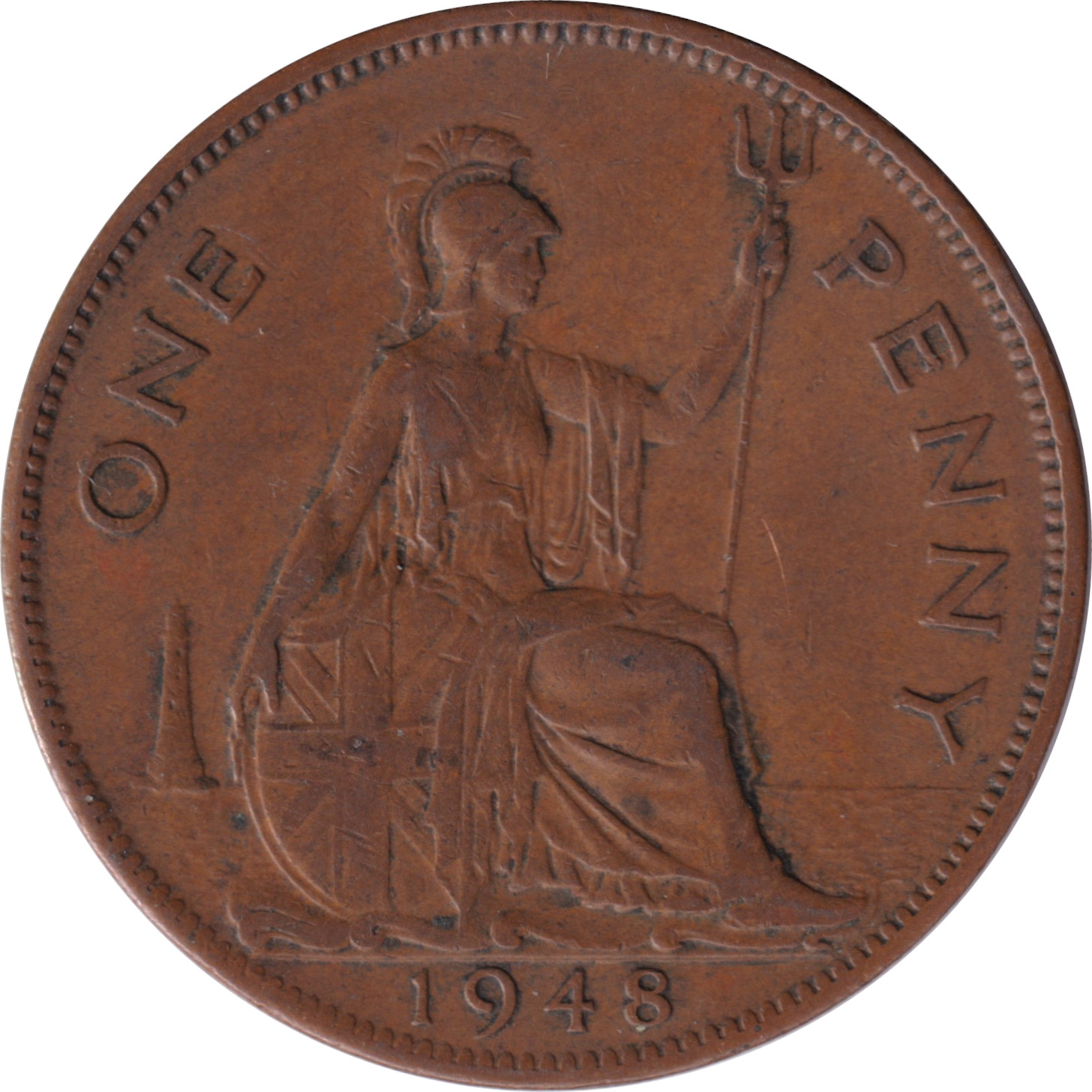 1 penny - Georges VI