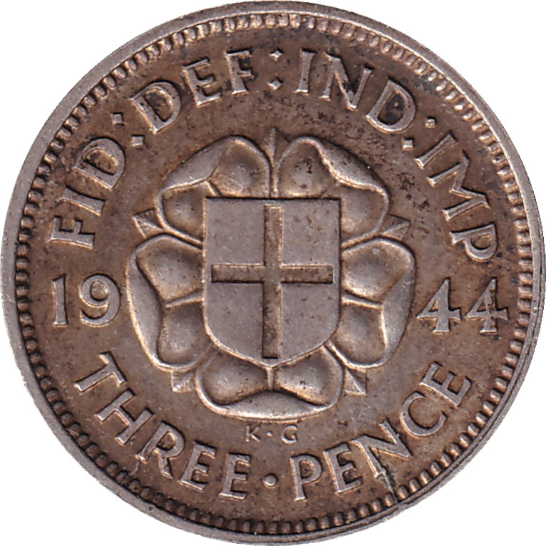 3 pence - George VI