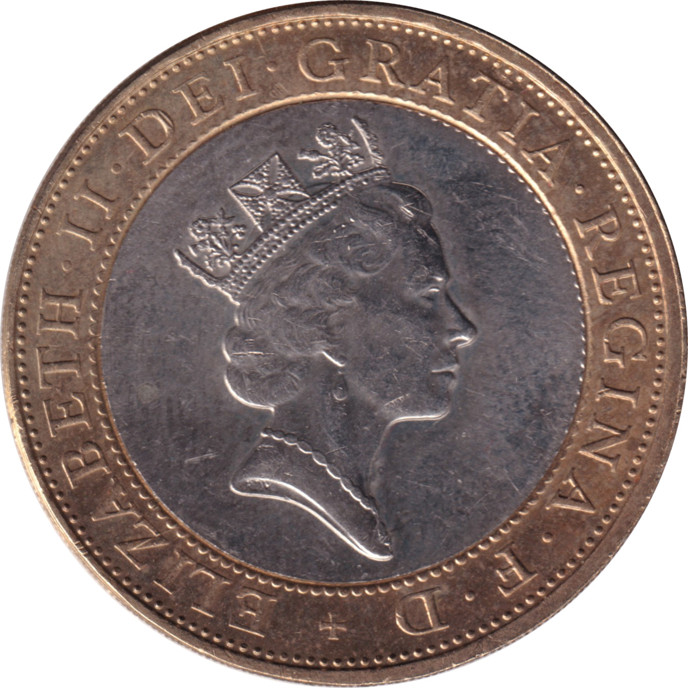 2 pound - Elizabeth II - Tête mature