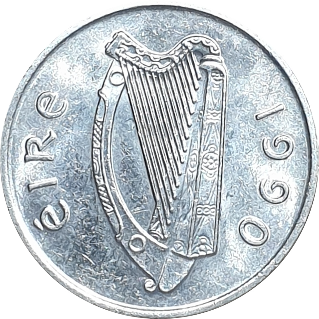 5 pence - EIRE • Type lourd
