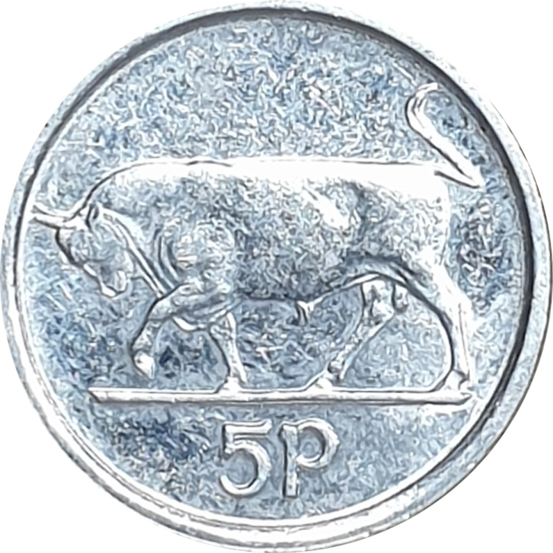 5 pence - EIRE • Type léger