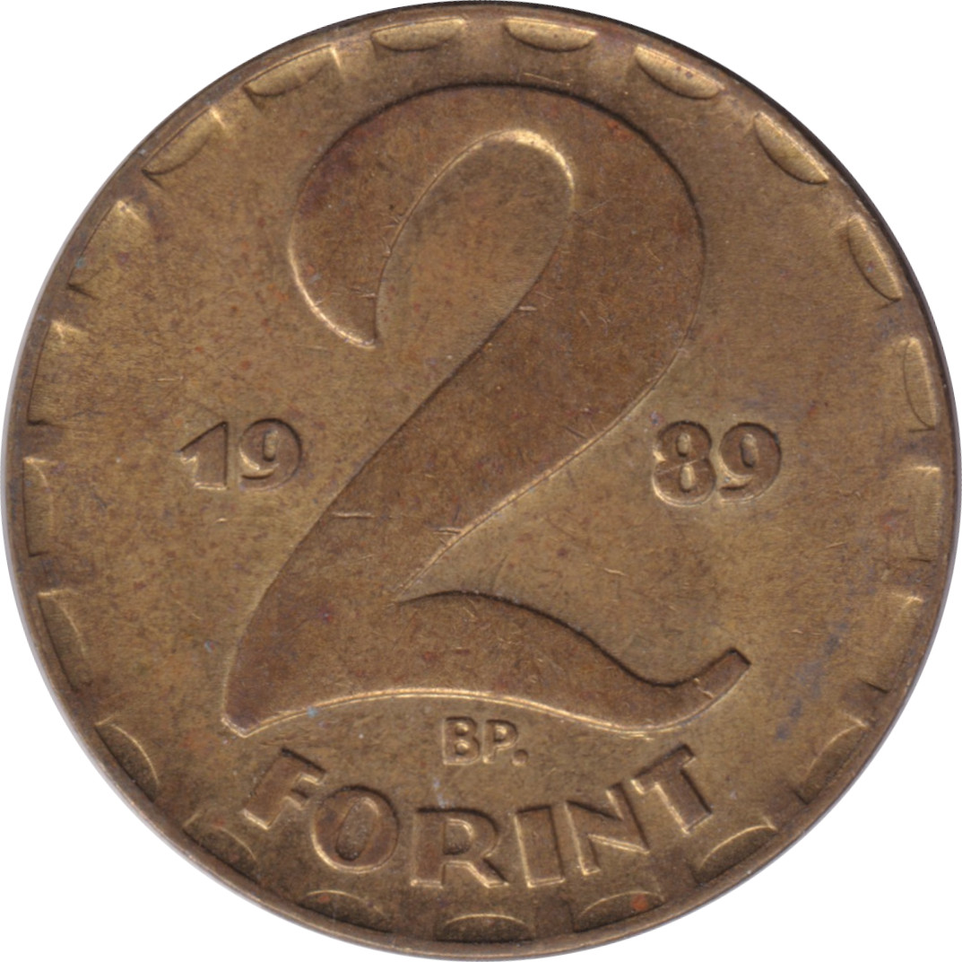 2 forint - Blason démocrate - Type 2