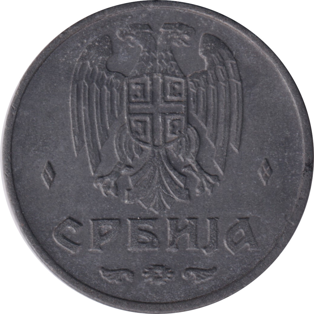 2 dinara - Aigle bicéphale