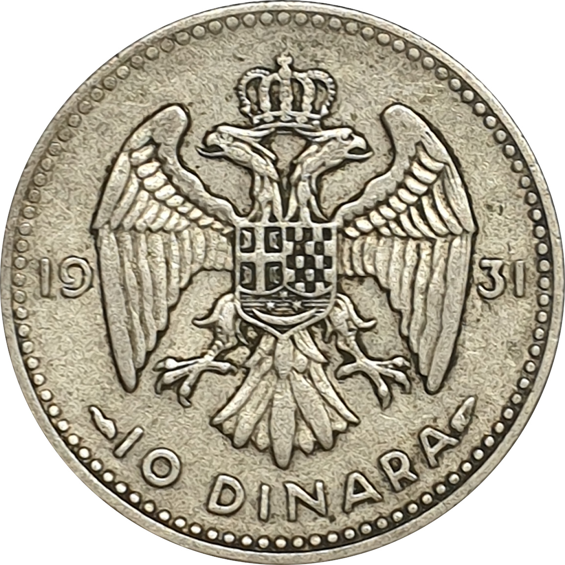 10 dinara - Young head