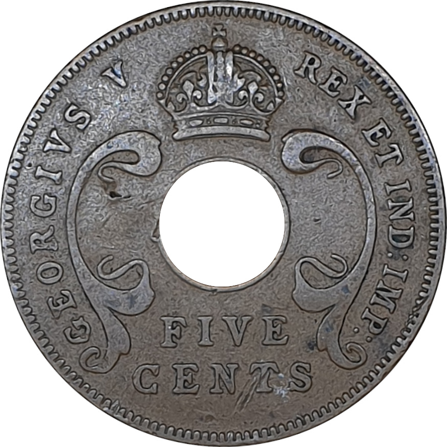 5 cents - George V