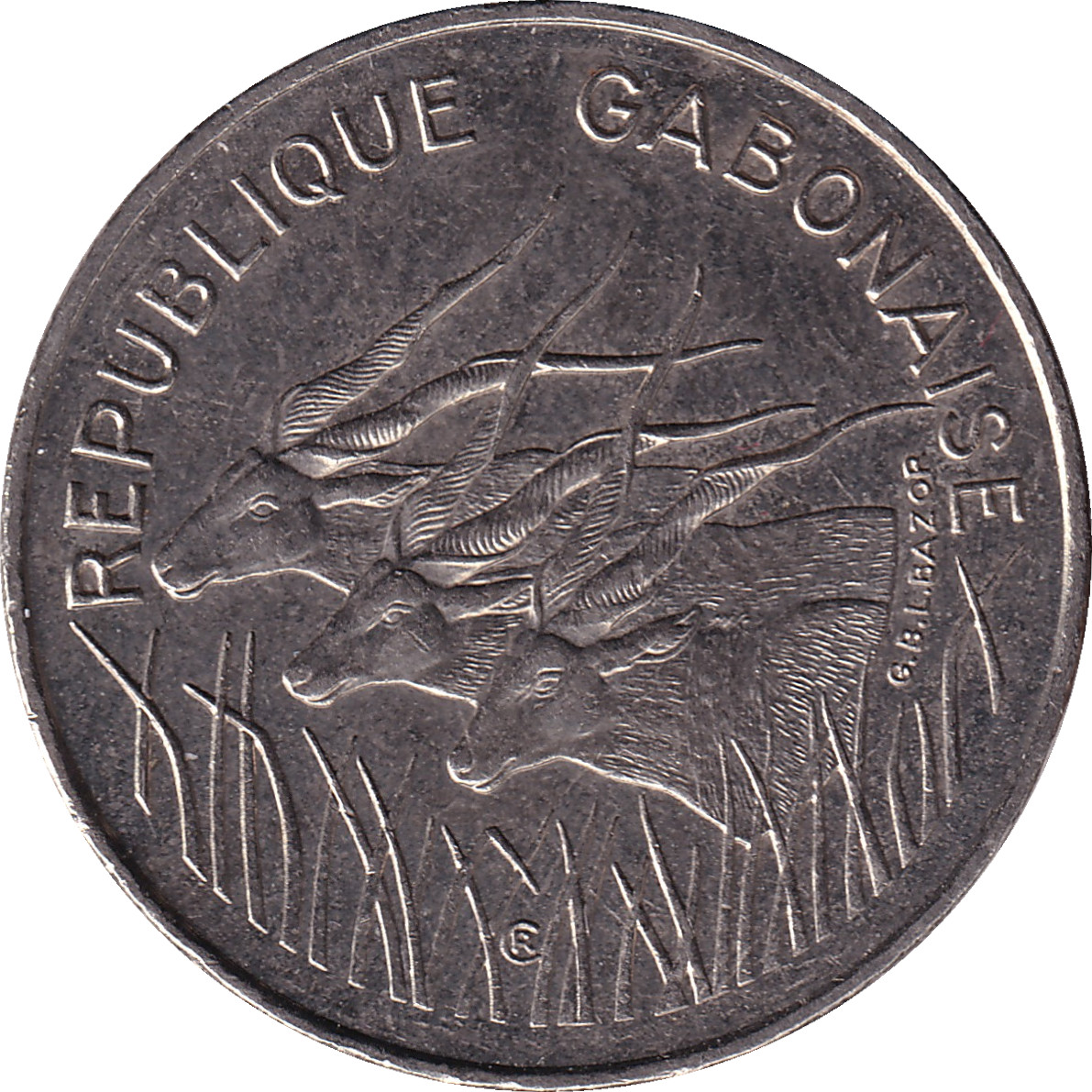 100 francs - République gabonaise
