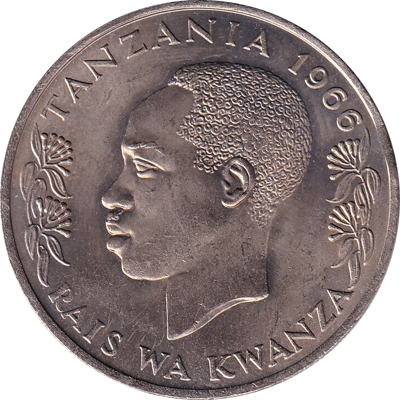 1 shilingi - Président J.K. Nyerere