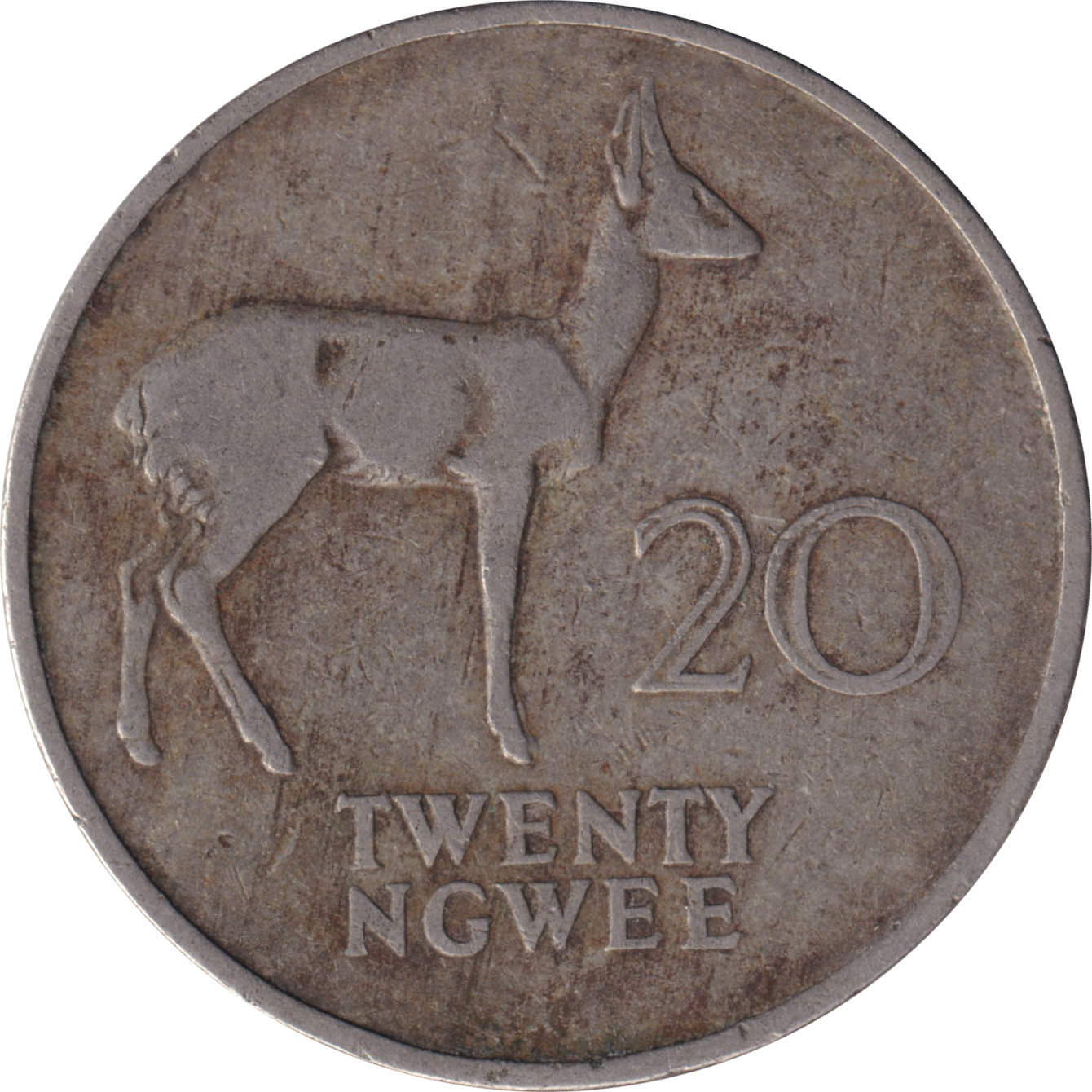 20 ngwee - Kaunda