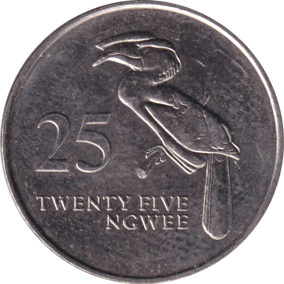 25 ngwee - Perroquet
