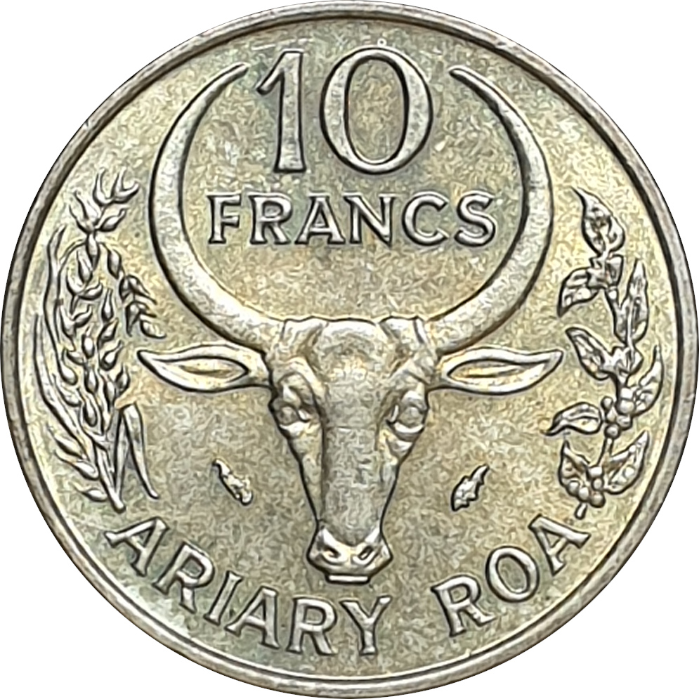 10 francs - Oryx - Type 1