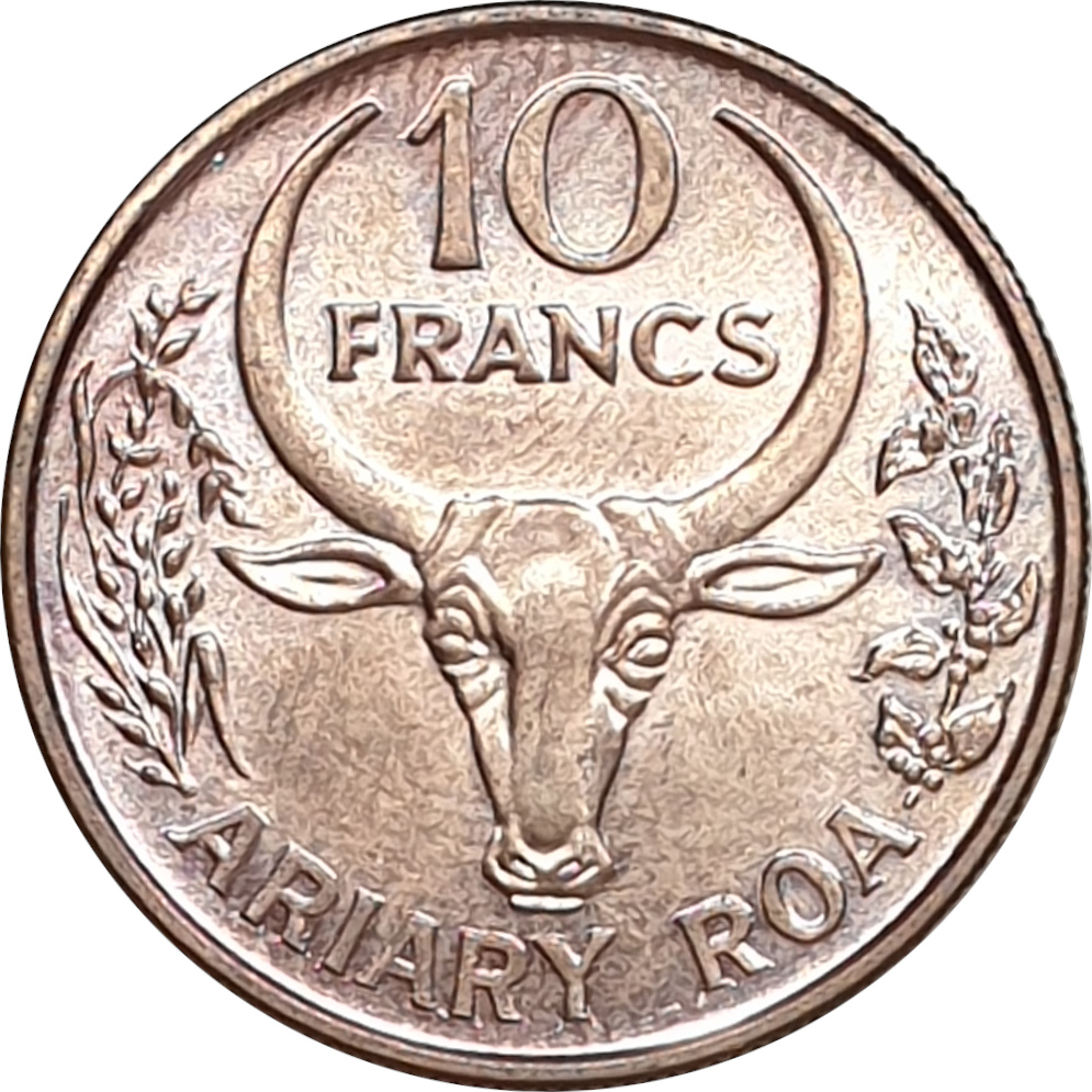 10 francs - Oryx - Type 2