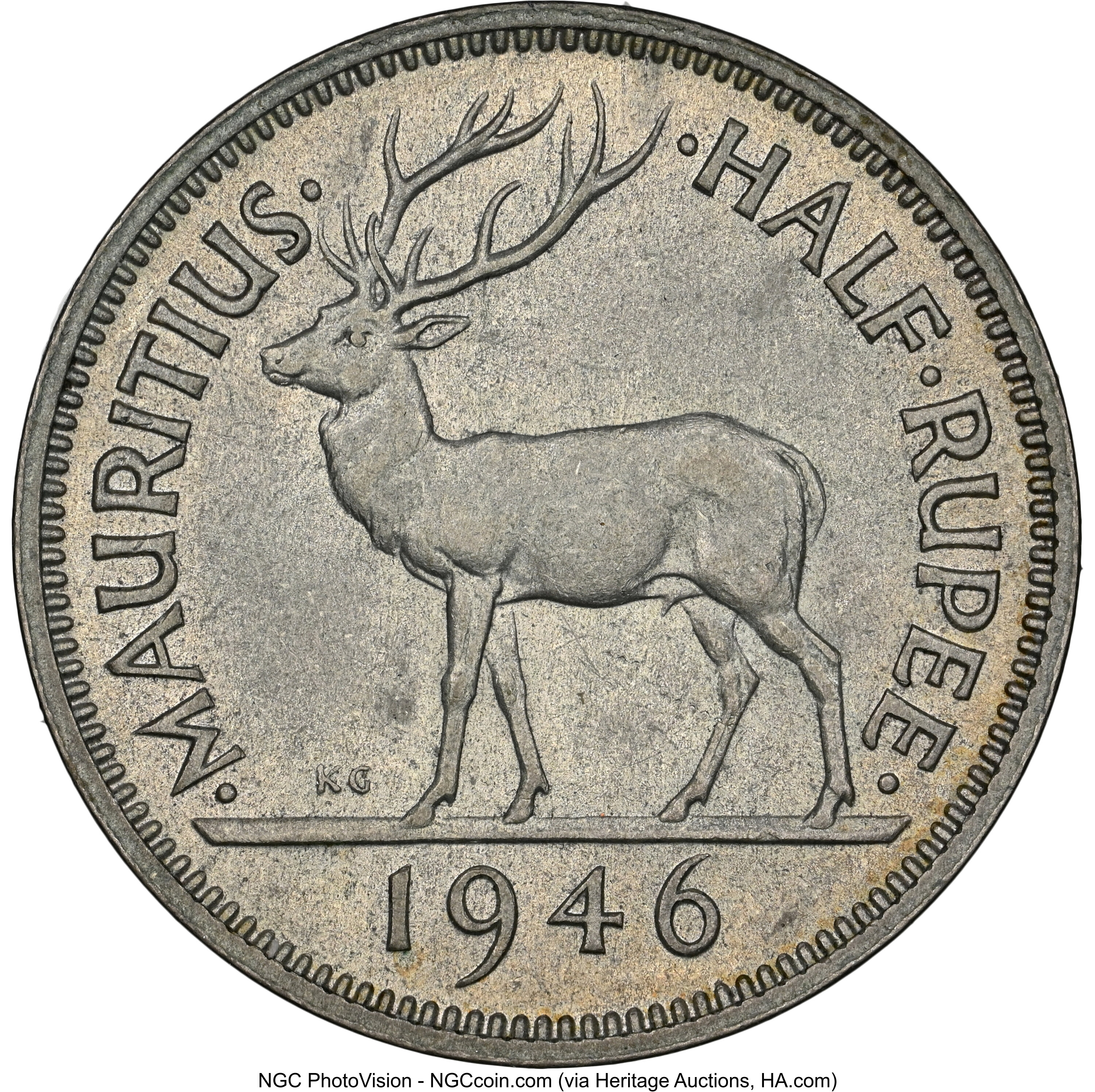 1/2 rupee - George VI