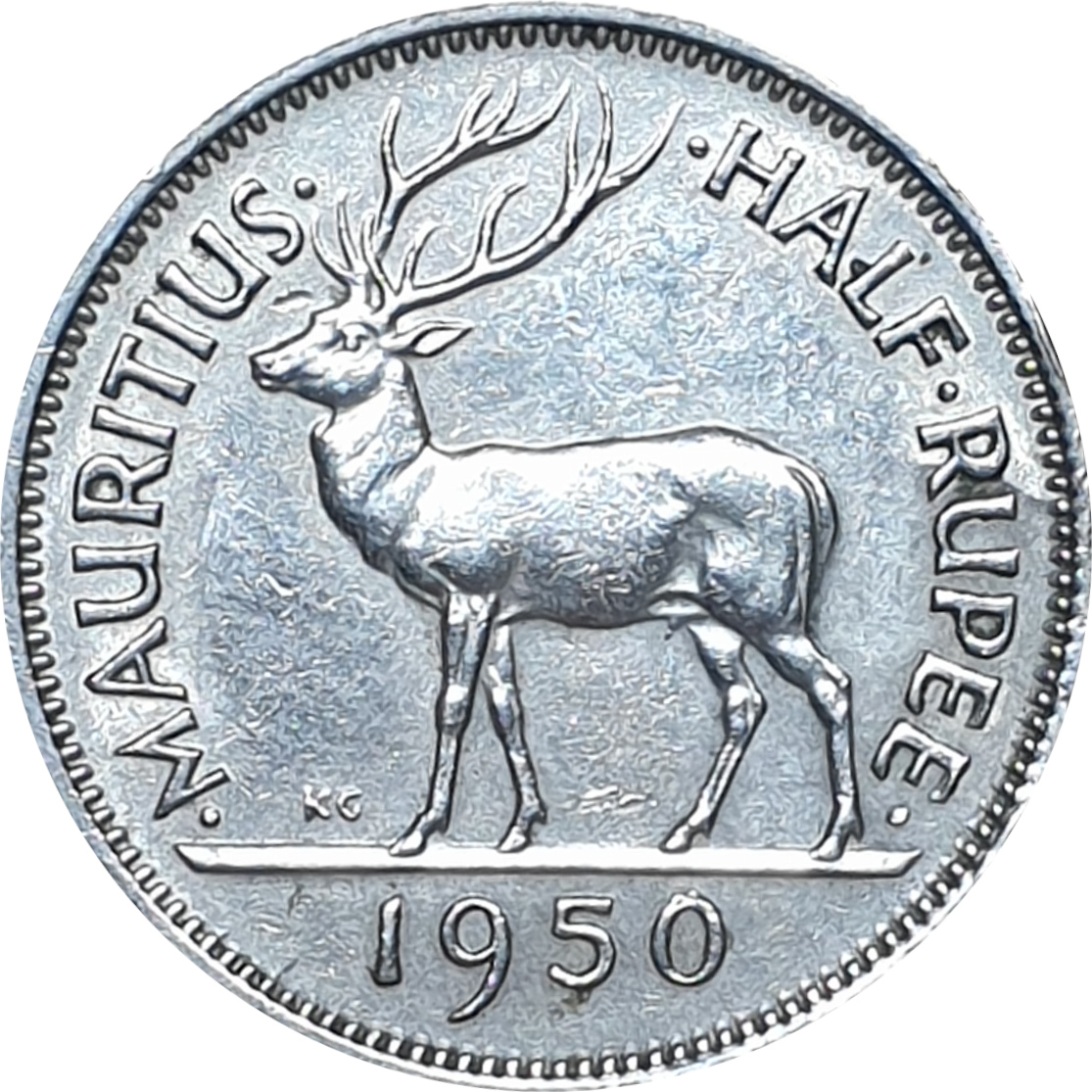 1/2 rupee - George VI