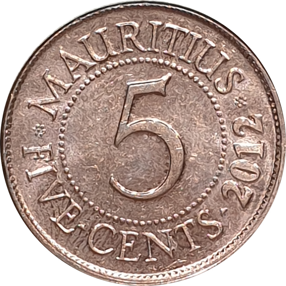 5 cents - Sir Seewoosagur Ramgoolam
