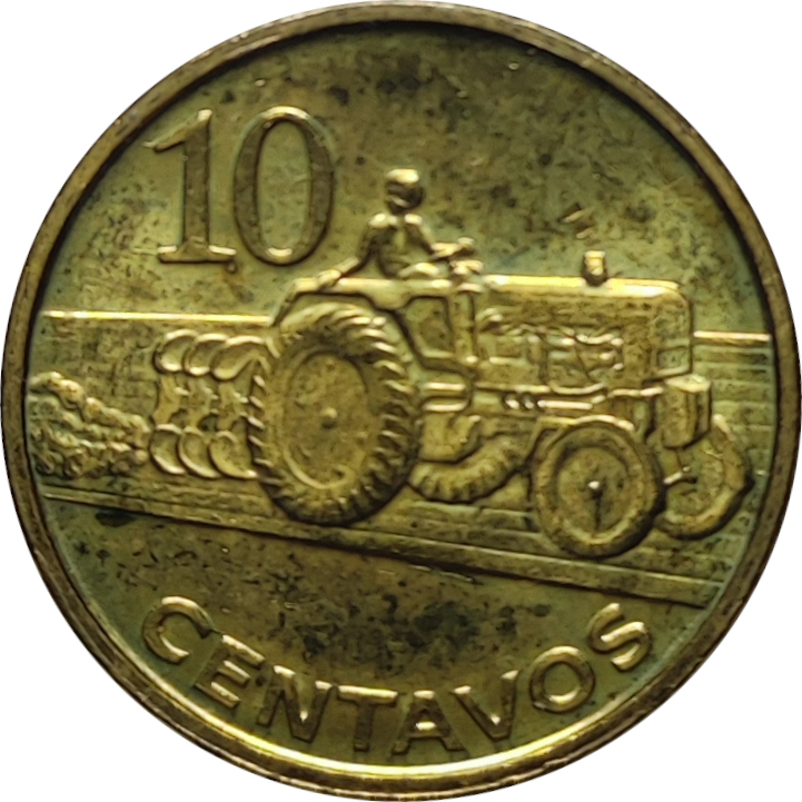 10 centavos - Tracteur